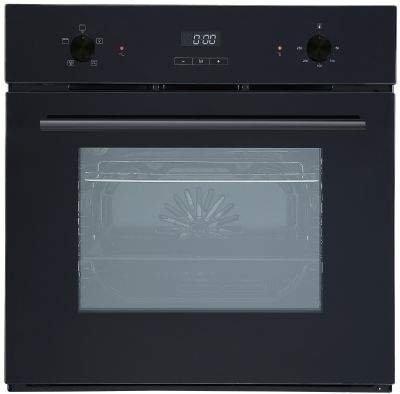 CATA 100 - 60cm Slim Depth Black Single True Fan Oven with Programmer, CUL57PGBK.2