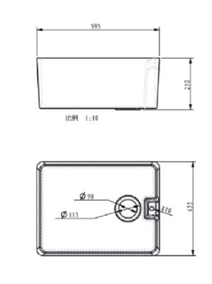 ELLSI COMITE WHITE BELFAST SINK, PDT-000258 ELLSI COMITE WHITE BELFAST SINK, PDT-000258