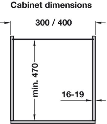 HAFELE 300mm VAUTH-SAGEL VS TALL LARDER PREMEA GREY PULL OUT LARDER UNIT with SOLID BASE WIRE BASKETS (height 1700-1950 mm), 547.49.604 HAFELE 300mm VAUTH-SAGEL VS TALL LARDER PREMEA GREY PULL OUT LARDER UNIT with SOLID BASE WIRE BASKETS (height 1700-1950 mm), 547.49.604
