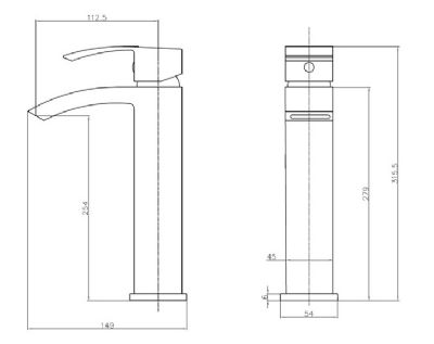 EVO RIPON CHROME SINGLE LEVER HIGH RISE MONO BASIN MIXER TAP WITH CLICK CLACK/PUSH BUTTON WASTE, BTAP0403 EVO RIPON CHROME SINGLE LEVER HIGH RISE MONO BASIN MIXER TAP WITH CLICK CLACK/PUSH BUTTON WASTE, BTAP0403
