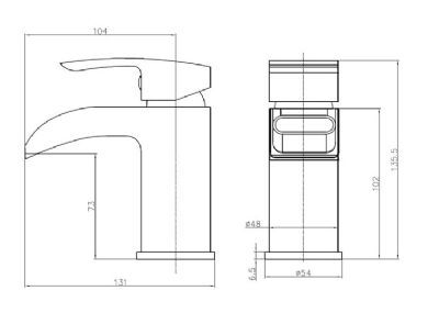 EVO LEYBURN CHROME SINGLE LEVER WATERFALL MONO BASIN MIXER TAP WITH CLICK CLACK/PUSH BUTTON WASTE, BTAP0702 EVO LEYBURN CHROME SINGLE LEVER WATERFALL MONO BASIN MIXER TAP WITH CLICK CLACK/PUSH BUTTON WASTE, BTAP0702