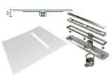 IMPEY AQUA-DEC LINEAR 4 WETROOM FLOOR FORMER 1600mm x 900mm for TILED FLOORS, AD4L1690 IMPEY AQUA-DEC LINEAR 4 WETROOM FLOOR FORMER 1600mm x 900mm for TILED FLOORS, AD4L1690