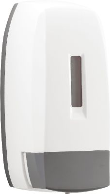 ORIGINS LIVING HOTELLERIE TOUCH WHITE WALL MOUNTED 500ml SINGLE SOAP DISPENSER, 2088-02