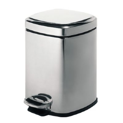 ORIGINS LIVING GEDY POLISHED STAINLESS STEEL 5L PEDAL BIN, 2309-13