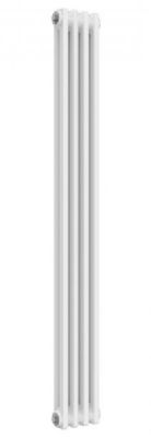 REINA COLONA WHITE 2 COLUMN TRADITIONAL/DESIGNER VERTICAL RADIATOR H1800mm x W200mm, 2/C184