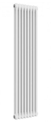 REINA COLONA WHITE 2 COLUMN TRADITIONAL/DESIGNER VERTICAL RADIATOR H1800mm x W380mm, 2/C188
