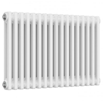 REINA COLONA WHITE 2 COLUMN TRADITIONAL/DESIGNER HORIZONTAL RADIATOR H500mm x W785mm, 2/C517