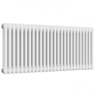 REINA COLONA WHITE 2 COLUMN TRADITIONAL/DESIGNER HORIZONTAL RADIATOR H500mm x W1190mm, 2/C526
