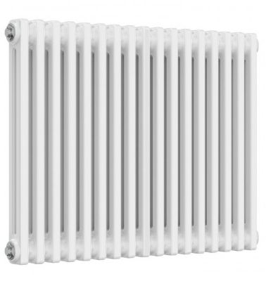 REINA COLONA WHITE 2 COLUMN TRADITIONAL/DESIGNER HORIZONTAL RADIATOR H600mm x W785mm, 2/C617