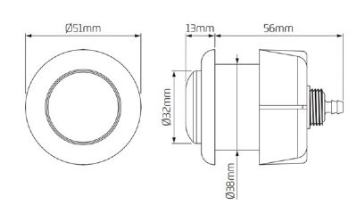 THOMAS DUDLEY ROYAL CHROME VANTAGE/MINIFLO SINGLE FLUSH 51mm ROUND PUSH BUTTON, 313621 (P2G) *SPECIAL OFFER* THOMAS DUDLEY ROYAL CHROME VANTAGE/MINIFLO SINGLE FLUSH 51mm ROUND PUSH BUTTON, 313621 (P2G) *SPECIAL OFFER*