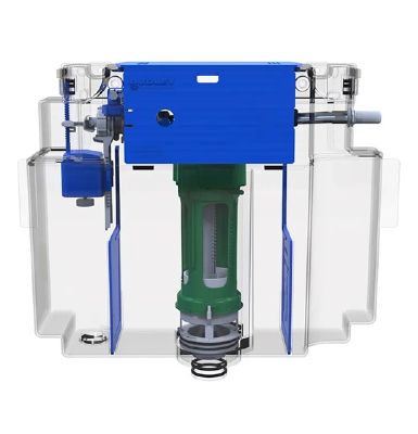 THOMAS DUDLEY VANTAGE DUAL FLUSH CONCEALED PNEUMATIC CISTERN....from DKB