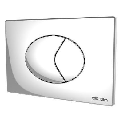 THOMAS DUDLEY OYSTER CHROME VANTAGE/MINIFLO DUAL FLUSH 232mm x 152mm x 16mm PUSH PLATE, 322903 *SPECIAL OFFER*