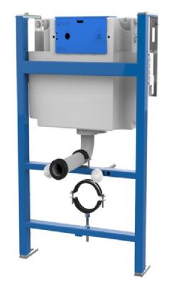 THOMAS DUDLEY Illusion 'V' WC Support Frame, Dual Flush Cistern excluding Button/Push Plate, 323139 (Q-25499)