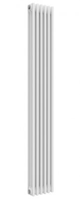 REINA COLONA WHITE 3 COLUMN TRADITIONAL/DESIGNER VERTICAL RADIATOR H1800mm x W290mm, 3/C186