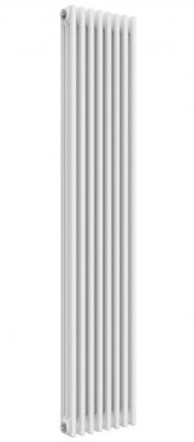 REINA COLONA WHITE 3 COLUMN TRADITIONAL/DESIGNER VERTICAL RADIATOR H1800mm x W380mm, 3/C188