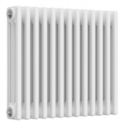 REINA COLONA WHITE 3 COLUMN TRADITIONAL/DESIGNER HORIZONTAL RADIATOR H500mm x W605mm, 3/C513