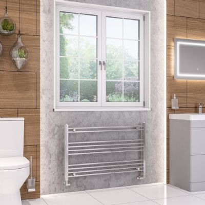EASTBROOK WENDOVER CHROME FLAT/STRAIGHT LADDER TOWEL WARMER H600mm x W1000mm, 41.0244 (DX) EASTBROOK WENDOVER CHROME FLAT/STRAIGHT LADDER TOWEL WARMER H600mm x W1000mm, 41.0244 (DX)