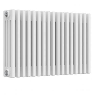 REINA COLONA WHITE 4 COLUMN TRADITIONAL/DESIGNER HORIZONTAL RADIATOR H500mm x W785mm, 4/C517