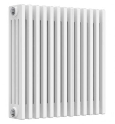 REINA COLONA WHITE 4 COLUMN TRADITIONAL/DESIGNER HORIZONTAL RADIATOR H600mm x W605mm, 4/C613