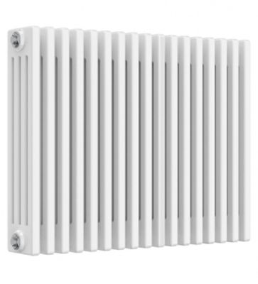 REINA COLONA WHITE 4 COLUMN TRADITIONAL/DESIGNER HORIZONTAL RADIATOR H600mm x W785mm, 4/C617