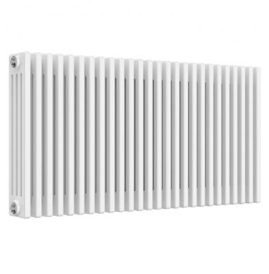 REINA COLONA WHITE 4 COLUMN TRADITIONAL/DESIGNER HORIZONTAL RADIATOR H600mm x W1190mm, 4/C626