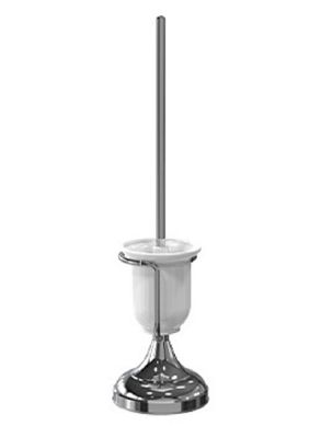 MILLER CLASSIC CHROME BATHROOM FREE STANDING TOILET BRUSH HOLDER, 5638C