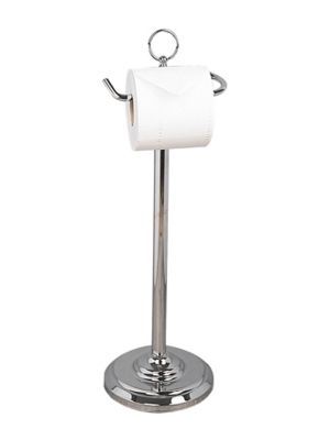 MILLER CLASSIC CHROME BATHROOM FREE STANDING TOILET ROLL/PAPER HOLDER, 5665CH *SPECIAL OFFER*