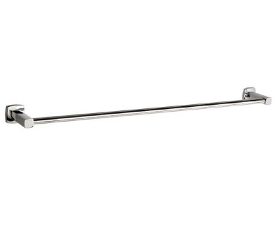 MILLER DENVER CHROME BATHROOM 50cm SINGLE TOWEL RAIL, 6406C