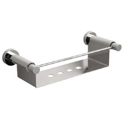 MILLER CLASSIC STAINLESS STEEL & CHROME BATHROOM SHOWER SHELF, 664C