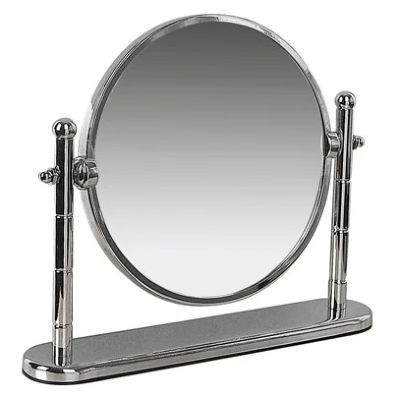 MILLER CLASSIC CHROME BATHROOM 3x MAGNIFYING ROUND FREESTANDING MIRROR, 683C *SPECIAL OFFER*