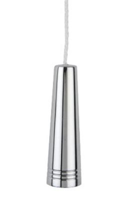 MILLER CLASSIC CHROME BATHROOM CONICAL LIGHT PULL, 6999C (P2G)
