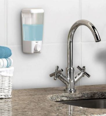 BETTER LIVING PRODUCTS CLEAR CHOICE WHITE SINGLE SOAP DISPENSER 1, 72150 BETTER LIVING PRODUCTS CLEAR CHOICE WHITE SINGLE SOAP DISPENSER 1, 72150