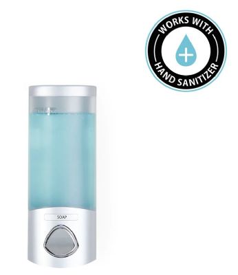 BETTER LIVING PRODUCTS UNO SATIN SILVER & CHROME SINGLE DISPENSER, 76134 BETTER LIVING PRODUCTS UNO SATIN SILVER & CHROME SINGLE DISPENSER, 76134