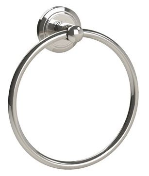 MILLER OSLO POLISHED NICKEL BATHROOM TOWEL RING, 8005MN (P2G)