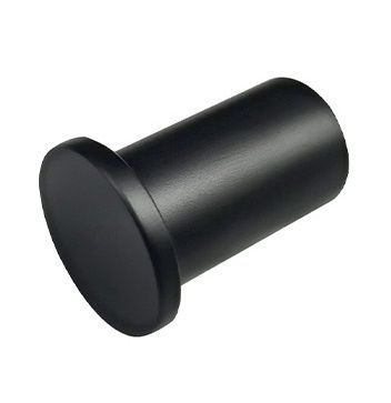 MILLER MIAMI MATT BLACK BATHROOM SINGLE ROBE HOOK, 8111B (P2G)