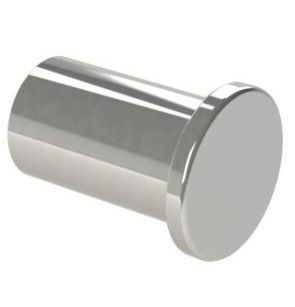 MILLER BOSTON CHROME BATHROOM SINGLE ROBE HOOK, 8111C (P2G)