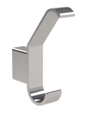MILLER ORLANDO CHROME BATHROOM DOUBLE ROBE HOOK, 8212C (P2G)
