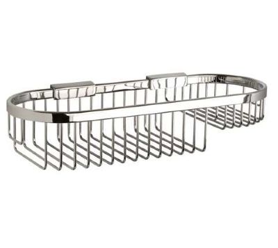 MILLER CLASSIC CHROME BATHROOM OVAL BASKET, 868C