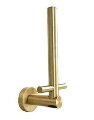 MILLER BOND BRUSHED BRASS BATHROOM SPARE ROLL HOLDER, 8719MP1 (P2G)