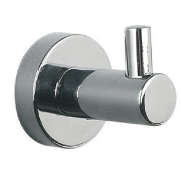 MILLER BOND CHROME BATHROOM SINGLE ROBE HOOK, 8722C