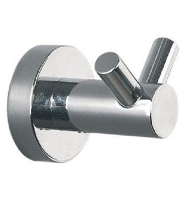 MILLER BOND CHROME BATHROOM DOUBLE ROBE HOOK, 8723C (P2G)