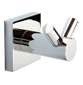 MILLER ATLANTA CHROME BATHROOM DOUBLE ROBE HOOK, 8823C (P2G)