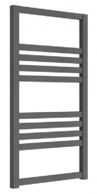 REINA BOLCA ANTHRACITE ALUMINIUM DESIGNER TOWEL WARMER H870mm x W485mm, A-BLC0875A *SPECIAL OFFER*