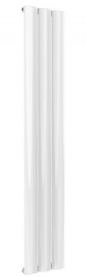 REINA BELVA WHITE TEXTURE SINGLE PANEL ALUMINIUM VERTICAL DESIGNER RADIATOR H1800 x W308, A-BLV180030SW *SPECIAL OFFER*