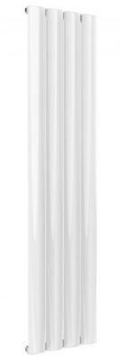 REINA BELVA WHITE TEXTURE SINGLE PANEL ALUMINIUM VERTICAL DESIGNER RADIATOR H1800 x W412, A-BLV180041SW *SPECIAL OFFER*