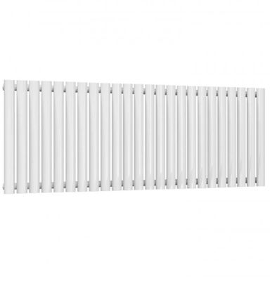 REINA NEVAL WHITE TEXTURE ALUMINIUM SINGLE PANEL HORIZONTAL DESIGNER RADIATOR H600 x W1407, A-NVL06140SW *SPECIAL OFFER*