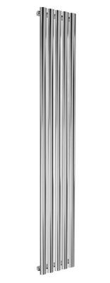 REINA NEVAL POLISHED ALUMINIUM SINGLE PANEL VERTICAL DESIGNER RADIATOR H1800 x W286, A-NVL18028SP *SPECIAL OFFER*