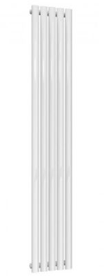 REINA NEVAL WHITE TEXTURE ALUMINIUM SINGLE PANEL VERTICAL DESIGNER RADIATOR H1800 x W286, A-NVL18028SW *SPECIAL OFFER*