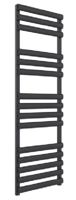 REINA VEROLI ANTHRACITE TEXTURE ALUMINIUM DESIGNER TOWEL WARMER H1550mm x W480mm, A-VRL1555A *SPECIAL OFFER*