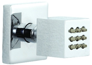   NUIE SHOWER EXTRAS CHROME SQUARE BODY JET, A3085 **SPECIAL OFFER**